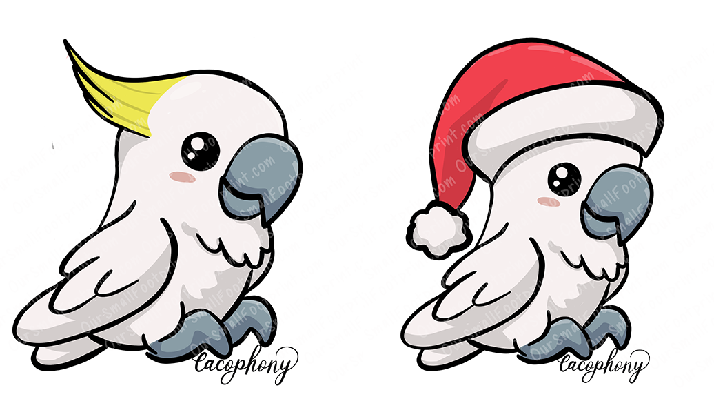 Cacophony the Cockatoo - Australian Critter Sticker