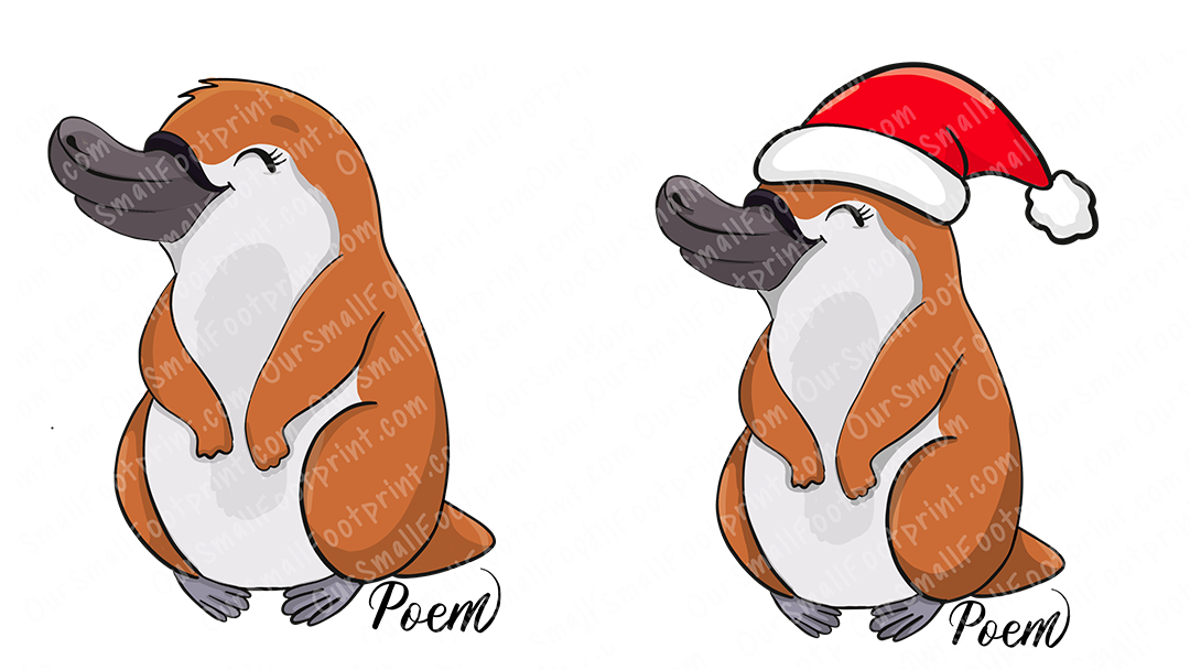 Poem the Platypus - Australian Critter Sticker